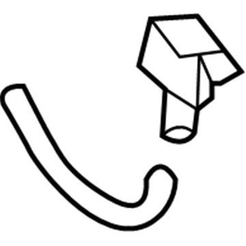 Nissan 28932-1JA1B Washer Nozzle Assembly, Passenger Side