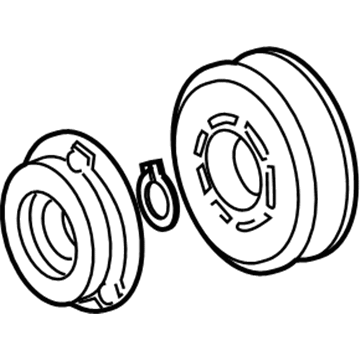 Mopar 5016376AA PULLY Pkg-A/C Compressor