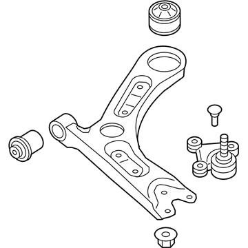 Hyundai 54500-E6100 Arm Complete-Front Lower, LH