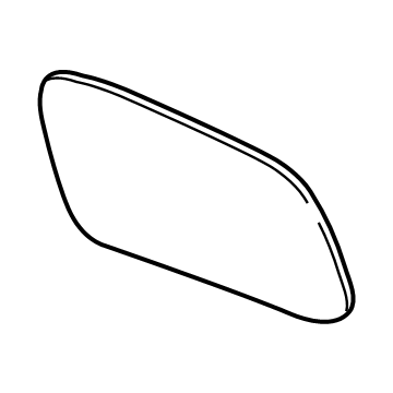 BMW 51-16-7-285-000 Mirror Glass, Heated, Convex, Right