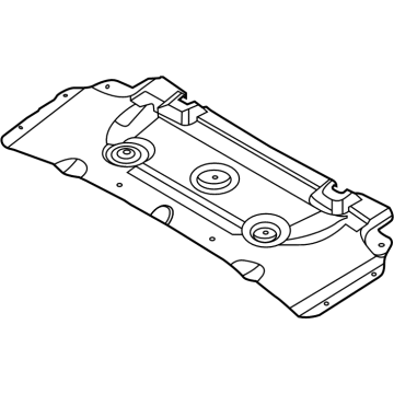 Nissan 65840-9BU0A INSULATOR-HOOD