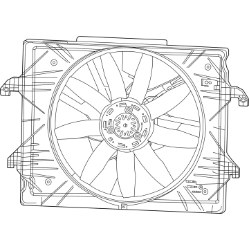 Mopar 68275634AD Fan Assembly-Radiator Cooling