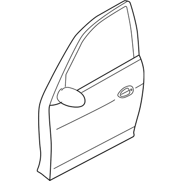 Kia 0K2AA58020E Panel Assembly-Door, RH