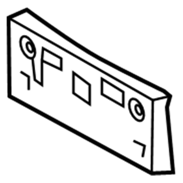 Lexus 52114-50240 Front Bumper Extension Mounting Bracket