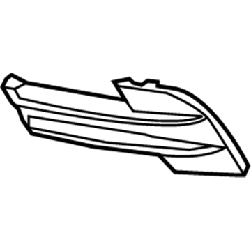 Lexus 81481-50040 Cover, Fog Lamp, RH