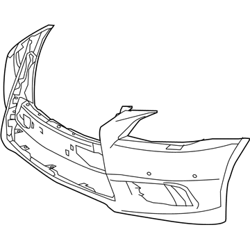 Lexus 52119-5C903 Front Bumper Cover L/P