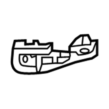 Lexus 52537-50040 RETAINER, Front Bumper