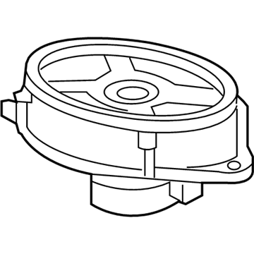 GM 23268031 Package Tray Speaker
