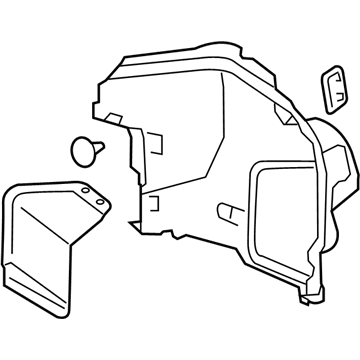 Lexus 64721-33230-C0 Cover, Luggage Compartment