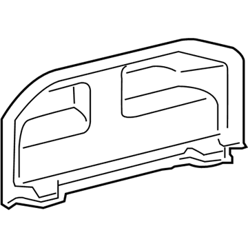 Lexus 64717-33150-C0 Cover, Luggage Compartment