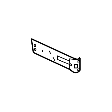 Nissan 62222-9FV0B Bracket Front Bumper Side RH