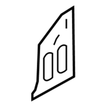 Nissan 76715-4RA0A Extension-Rear Wheelhouse, Outer Front LH