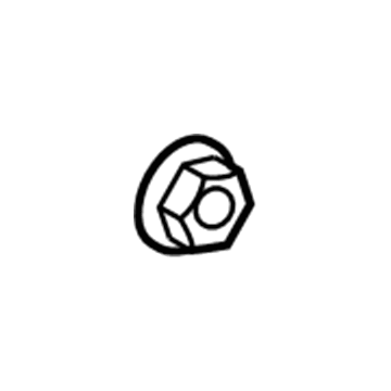 Toyota 90189-A0008 Mud Guard Nut