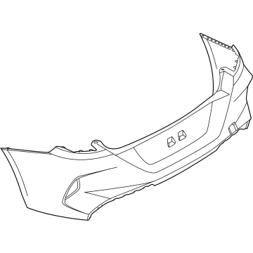 BMW 51-12-8-082-803 BUMPER TRIM PANEL, PRIMED, R