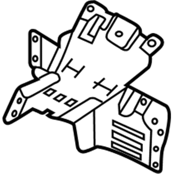 Nissan 74515-CD000 Extension-Rear Floor, Front