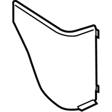 Nissan 66901-1PA0A Finisher-Dash Side, LH