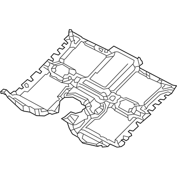 Nissan 74901-1PA0A Mat Assy-Floor