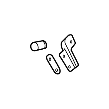 Nissan 90477-3KA0A Bracket-Back Door, LH