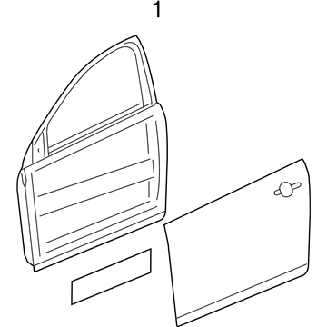 GM 23489911 Door Shell