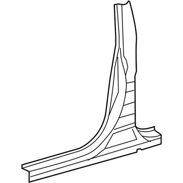 Lexus 61311-33070 Pillar, Center Body, Outer RH