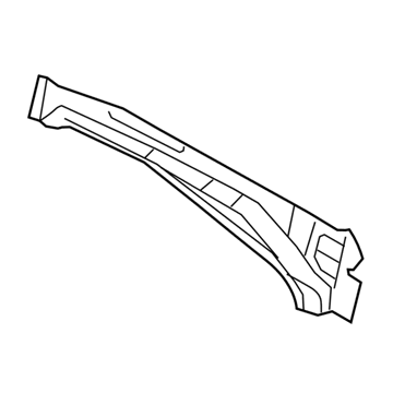 Lexus 61303-33908 Reinforce Sub-Assy, Center Body Pillar, Upper RH