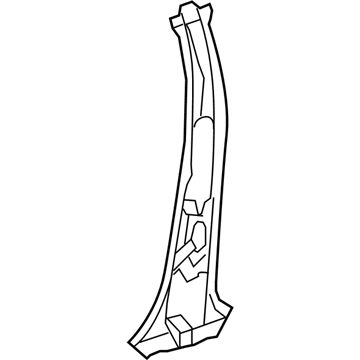 Lexus 61343-33903 Pillar, Center Body, Inner RH