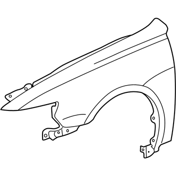 Acura 60211-SEA-A90ZZ Panel, Right Front Fender (Dot)