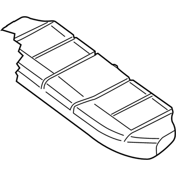 Nissan 88320-JA21A Trim Cushion Rear