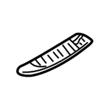 Kia 0K55351312B VENTGRILLE Assembly, RH