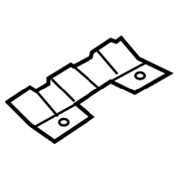 Hyundai 85350-A5000 Bracket-Absorber Side, LH