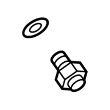 GM 12657202 Oil Feed Tube Connector