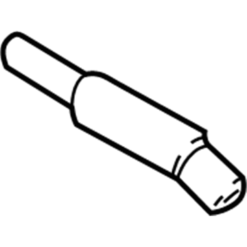 Lexus 16261-20010 Hose, Water By-Pass, NO.1