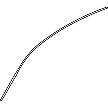 Infiniti 73854-1BA0C Moulding-Roof Drip, RH