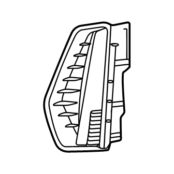 GM 86815386 BEZEL-FRT FOG LP *BLACK