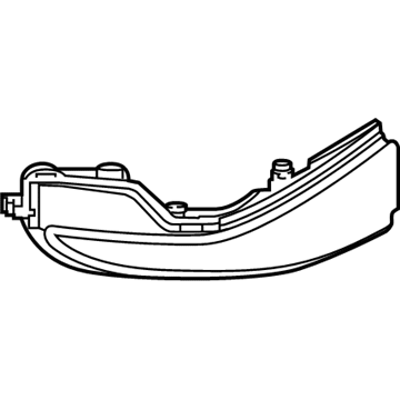 Infiniti 26160-4GA0A Turn Signal Lamp Assy-Side, RH