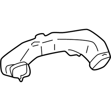 Lexus 55870-50030 Duct Assy, Heater To Register