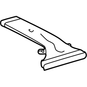 Lexus 87216-50020 Guide, Air Duct, Rear LH