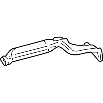 Lexus 55972-50040 Duct, Side Defroster Nozzle, NO.2