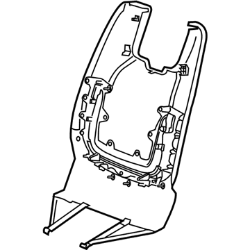 GM 22867385 Seat Back Panel