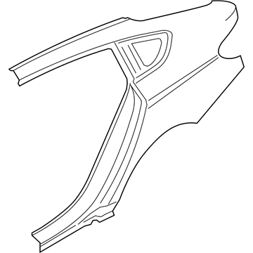 BMW 41-21-7-238-609 Left Rear Side Panel