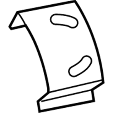 BMW 41-21-7-275-606 Reinforcement Plate, D-Pillar, Left