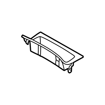 Kia 84652R0000 COVER-RR CONSOLE UPR