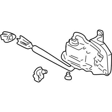 Honda 76210-S86-S21 Actuator Sub-Assembly, Passenger Side