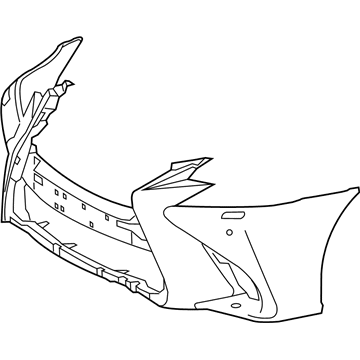 Lexus 52119-3A986 Front Bumper Cover L/C