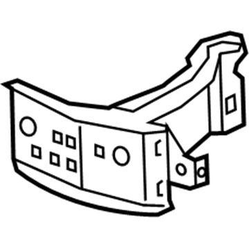 Lexus 57206-24010 SPACER Sub-Assembly, Center