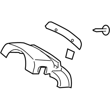 Kia 848512F000GW SHROUD-Steering Column