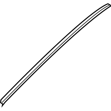 Kia 861313F000 MOULDING Assembly-Windshield Side, L