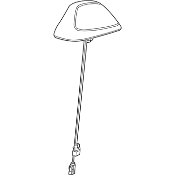 Mopar 5XT13AXRAA Antenna-Base Cable And Bracket