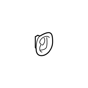 GM 23284856 Tie Down Hook Plate