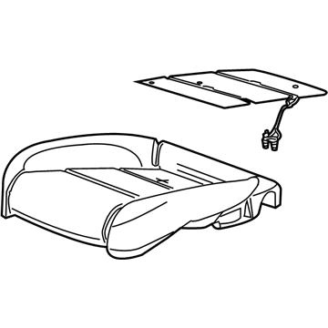 GM 95077849 Seat Cushion Pad